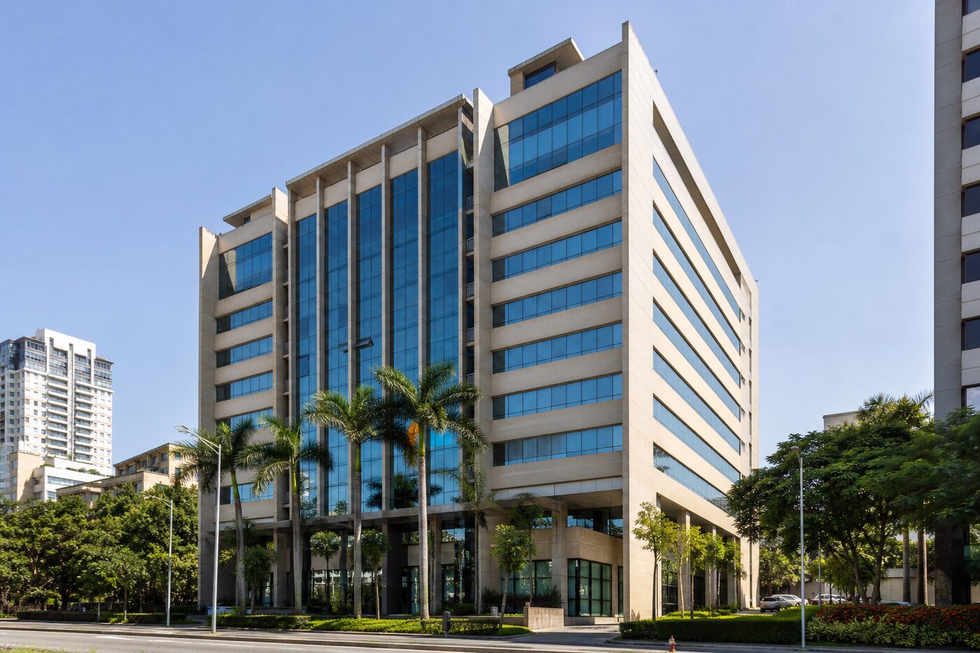 Prédio comercial de vários andares